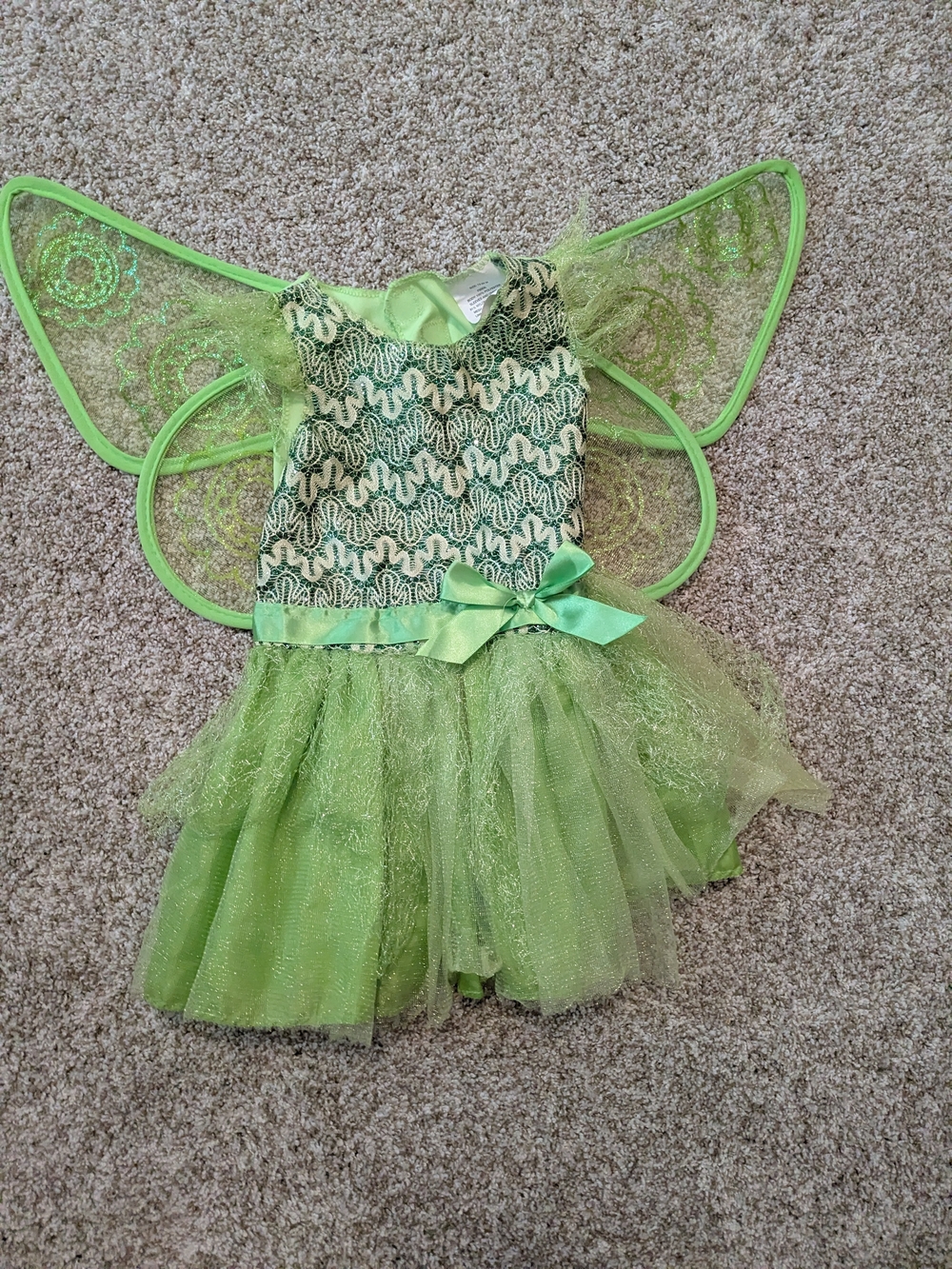 Fairy Or Tinkerbell Costume With Wings